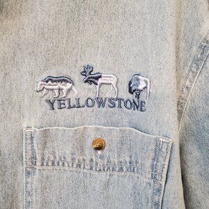 Denim Yellowstone Button Down Shirt